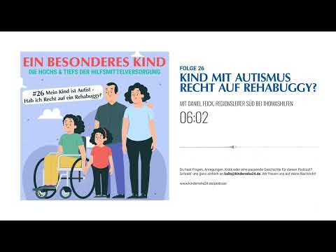 Folge 26 – Mein Kind ist Autist – Habe ich Recht auf einen Rehabuggy? | Podcast KinderReha24.de