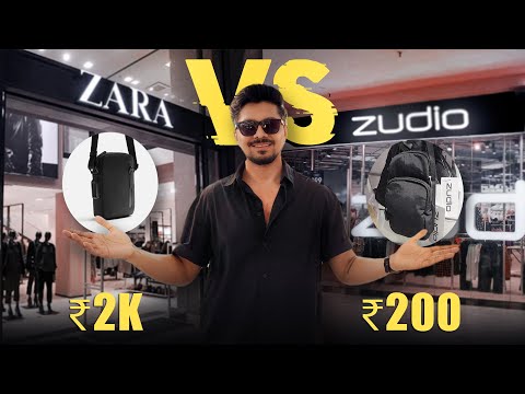 Best Sling Bag For Men In India | Zudio vs Zara - Which One is Better | Budget Friendly Shopping