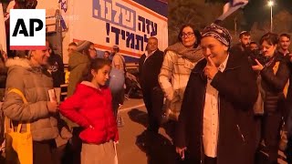 Protesters gather in southern Israel to call for renewed settlement in Gaza Strip