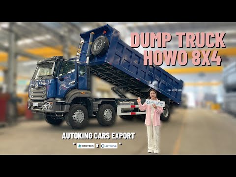 HOWO 8×4 DUMP TRUCK Exported To Latin America || AUTOKING CARS EXPORT