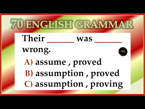 70 Mixed Eng Tenses Test | Verbs in English Grammar | English Grammar Verbs | No.1 Quality English