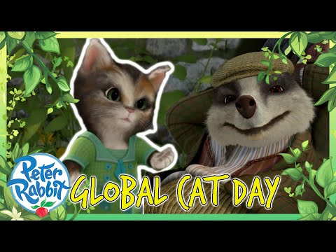 @OfficialPeterRabbit - 🐱💪 Mittens Bravely Stands up to Tommy Brock! 💪🐱 | Cartoons for Kids