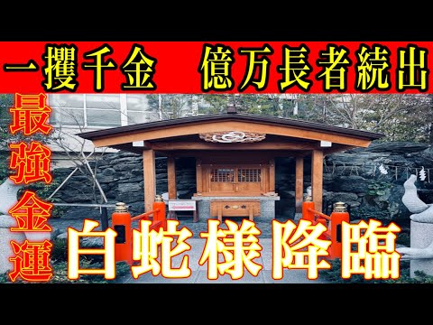 ⚠️怖いくらい超金運力⚠️※白蛇様の奇跡の神恩※この神社参拝後なぜか宝くじ高額当選！蛇窪神社