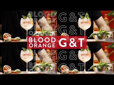 How To Make a Beefeater Blood Orange Gin & Tonic | Behind the Bar