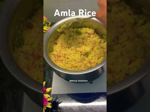 Amla Rice | Gooseberry recipe | #shorts #youtubeshorts | Breakfast recipe | Kids Lunch box recipe