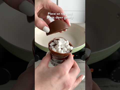 How to make hot chocolate bombs #shorts