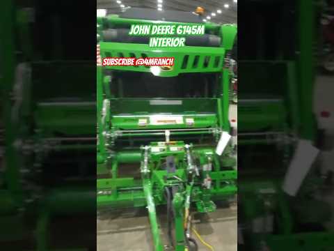 John Deere 6145M Tractor Interior #agriculture #shorts