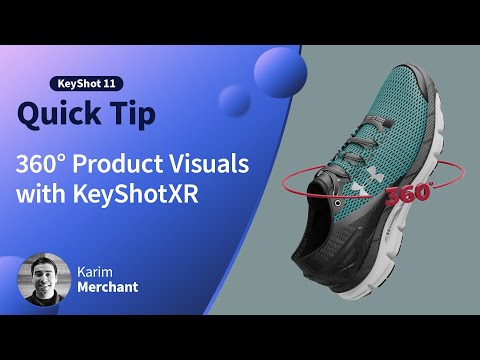 KeyShot Quick Tip - 360° Product Visuals with KeyShotXR