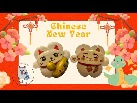 Twist and Chat 扭扭氣球聊聊天 招材貓氣球新年氣球造型 Lucky Cat Lunar New Year Balloon Twist