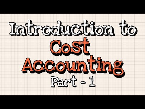 Introduction to Cost Accountancy - English : The commerce Coach