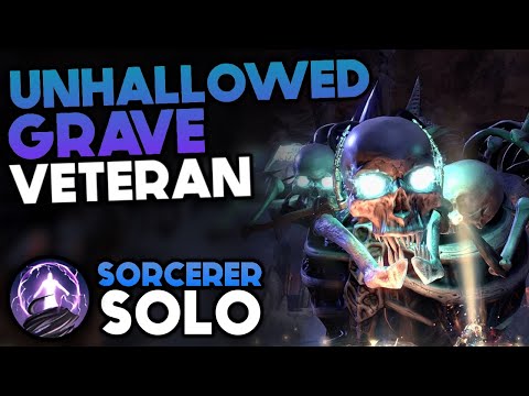 Time to figure out a Solo Sorcerer Build - Veteran Unhallowed Grave | Solo Sorcerer | ESO