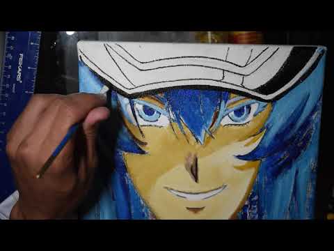 Esdeath Painting| Timelapse| Acrylic