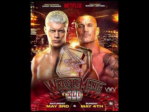 Cody Rhodes vs Randy Orton undisputed Wwe championship Wrestlemania 42 dream match card #shorts