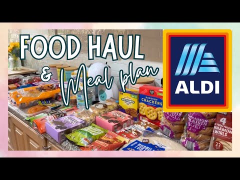 ALDI FOOD HAUL & MEAL PLAN | GROCERY HAUL UK