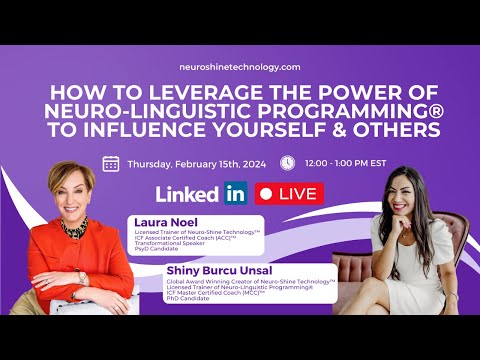 HOW TO LEVERAGE NEURO-LINGUISTIC PROGRAMMING TO INFLUENCE YOURSELF & OTHERS