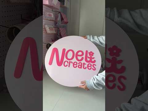 Let’s make a business logo acrylic sign ✨