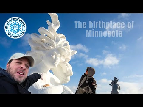 World Snow Sculpting Championship & Exploring Stillwater Minnesota ❄️