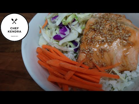 HOW TO MAKE SALMON RICE BOWLS!