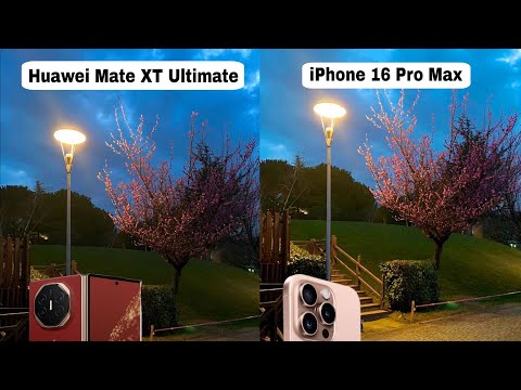 Huawei Mate XT Ultimate VS iPhone 16 Pro Max | Camera Test Comparison