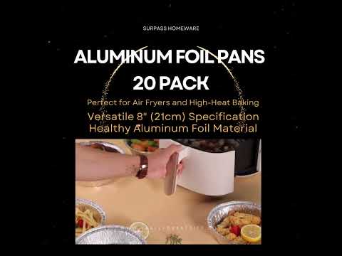 Aluminum Foil Pans 20 Pack, Tins for Cooking, Baking & Catering #shopping #aluminumfoil