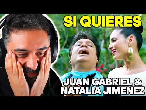 Arab Man Reacts to Juan Gabriel - Si Quieres ft. Natalia Jiménez | REACTION