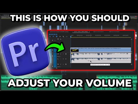 How To Adjust Your Volumes In The Best Way! PREMIERE PRO