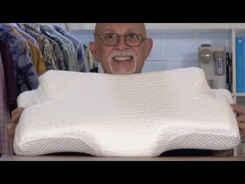 Memory Foam Cervical/Ergonomic/Orthopedic Pillow by Elviros