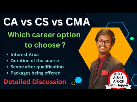 CA vs CS vs CMA - which career option to choose ? CA Aman Karn #ca #cs #cma #icai #icsi #icmai