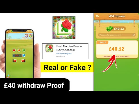 Fruit Garden Puzzle App withdrawal | Fruit Garden Puzzle App Real or Fake | Fruit Garden Puzzle App