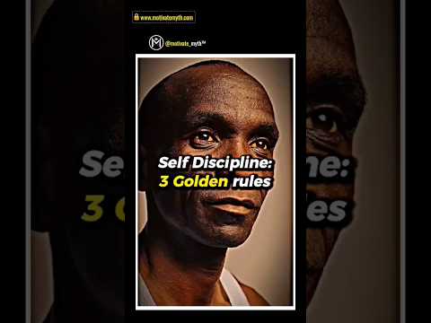 3 Powerful Golden Rules: Self-discipline #motivation #short