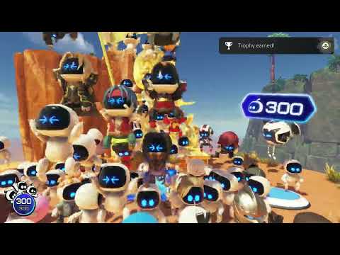 Astro Bot - Golden Statue (all puzzle pieces) and Great Master Challenge