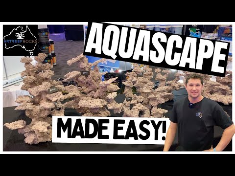 Aquascaping made easy with Art Reef Rocks!