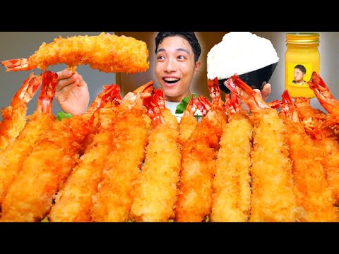 Japanese fried shrimp set menus are full of mayonnaise