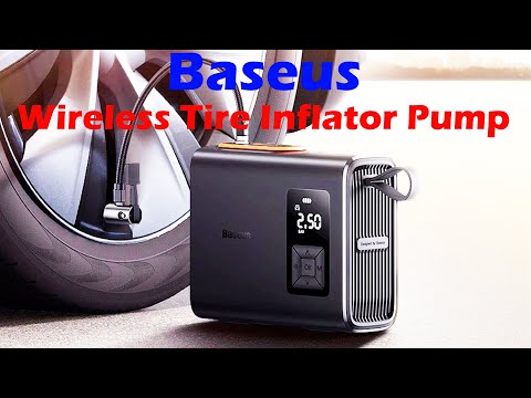 Baseus Wireless Tire Inflator Pump Portable Air Compressor for Car Motorcycle Bicycler