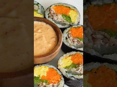 How to Make Gimbap (Kimbap) | Korean Lunch Box | New Way to Enjoy Gimbap