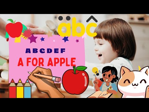 Alphabets, phonics song, abcd, abcde, a for apple b for ball c for cat, English varnamala, kids edu.