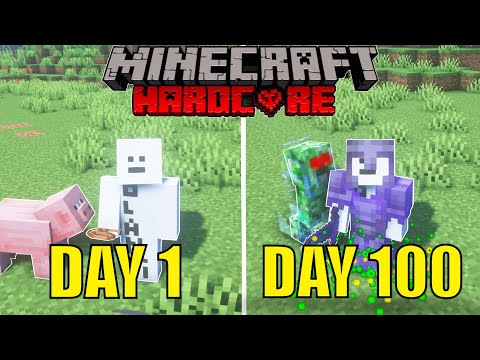 I Spent 100 Days Collecting As Many Mobs As Possible In Minecraft Hardcore