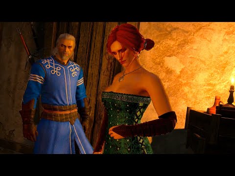 Geralt Prepares for a Ball with Triss Merigold (Witcher 3)