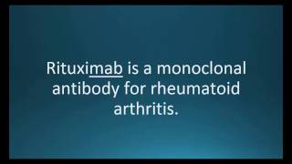 How to pronounce rituximab (Rituxan) (Memorizing Pharmacology Video Flashcard)