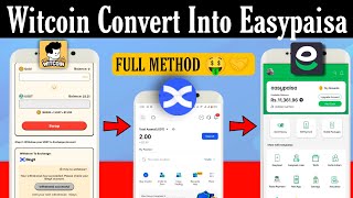 Witcoin Withdraw In Easypaisa 😱🚀 - Witcoin - Withcoin withdrawal Proof - Witcoin New Update