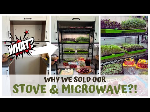 Why we sold our STOVE & MICROWAVE... and what we put there instead!