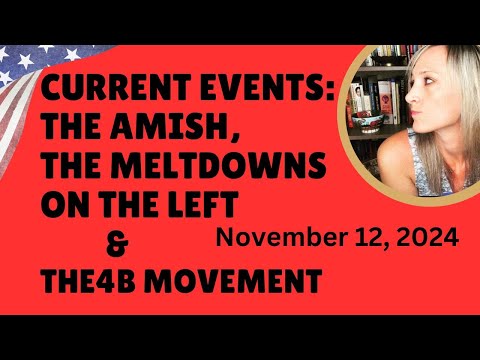 Current Events: The Amish, The 4B Movement, and What Went Wrong for The Left