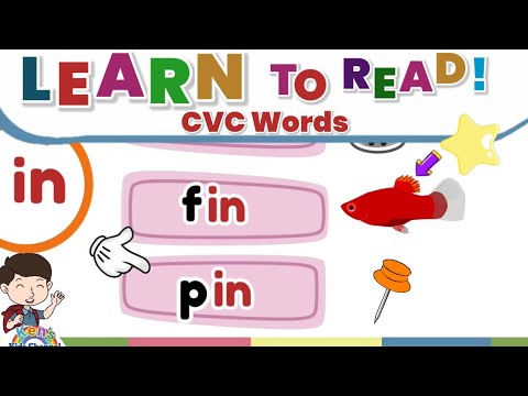 CVC Words | -in Word Family | Learn to Read | Reading Phonics for Kids