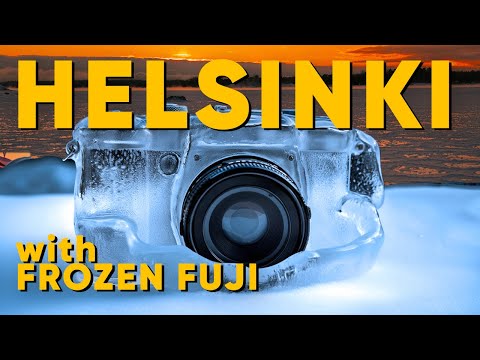 Fuji X-T4 in freezing Helsinki | 4K video