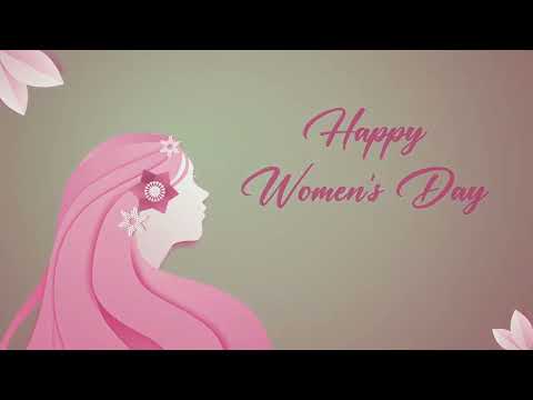 Women's Day | Women's Day Animation Green Screen | International Women's Day | 8 March