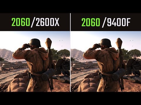 RTX 2060+i5 9400F or RTX 2060+2600X Test in 5 Games