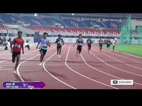 39ΤΗ ΝΑΤIONAL JUNIOR ATHLETICS CHAMPIONSHIPS MEN (U-18) 400m Final #youtube @akashSharma75978