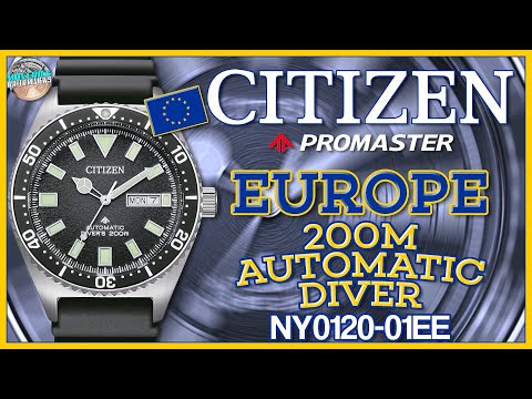 Citizen Has Some Really Cool Stuff In Europe! | Citizen Promaster 200m Automatic Diver NY0120-01EE