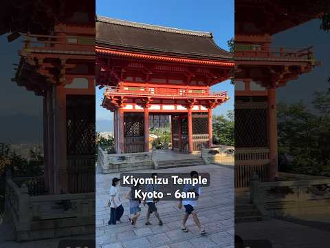 KIYOMIZU 清水寺 Kyoto at 6am #清水寺 #kiyomizudera