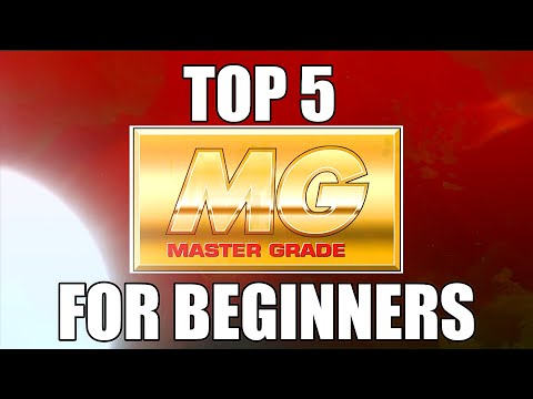 TOP 5 MASTER GRADE KITS FOR ABSOLUTE BEGINNERS - Toyama23 Hobby Channel